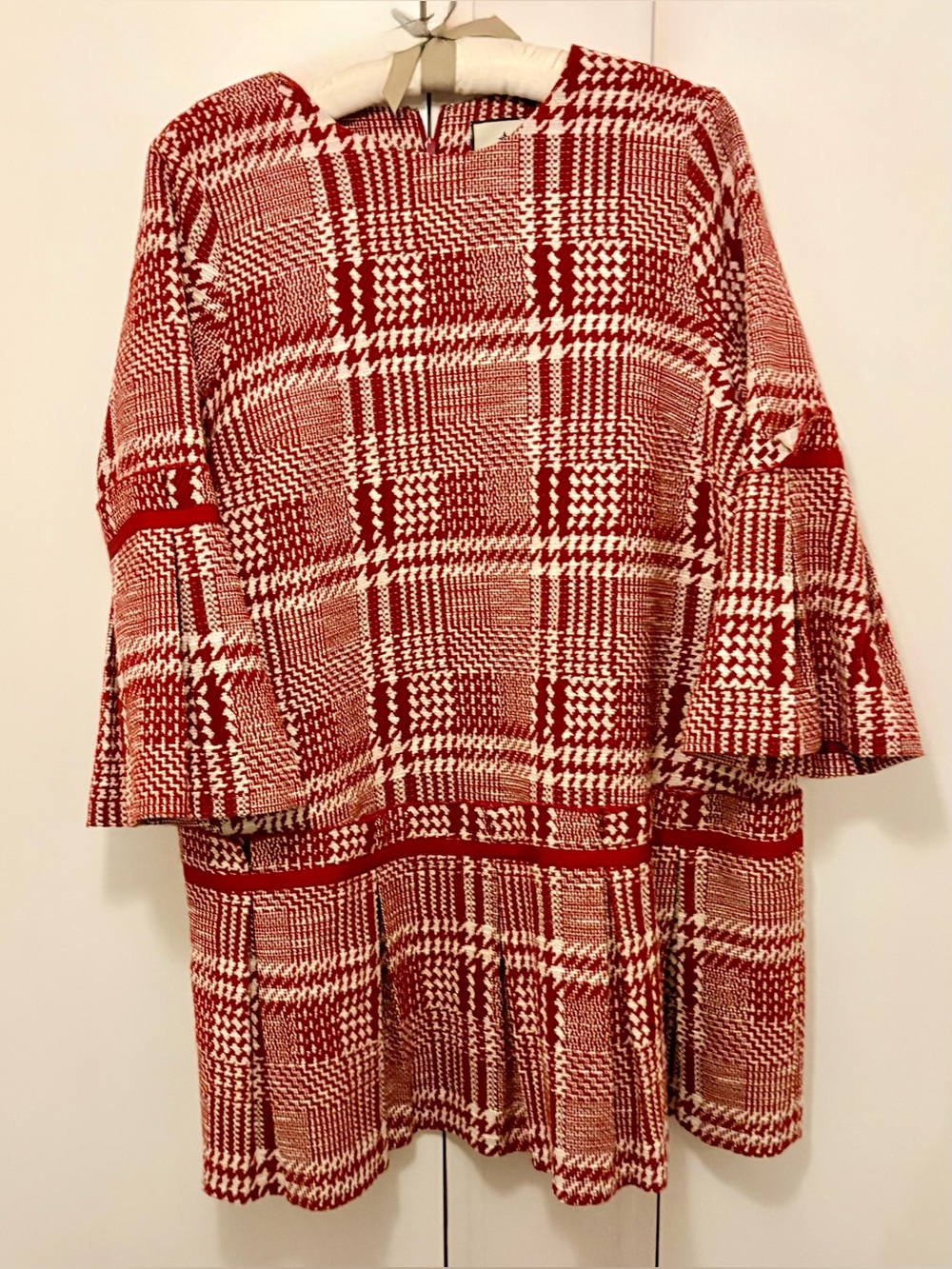 Tuckernuck Red and White Plaid Mini Dress